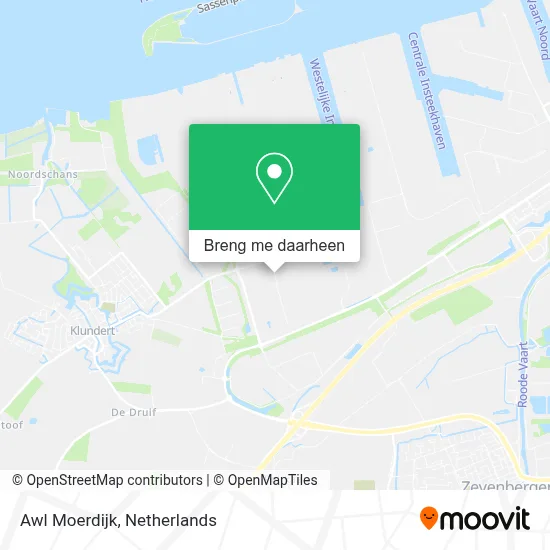 Awl Moerdijk kaart