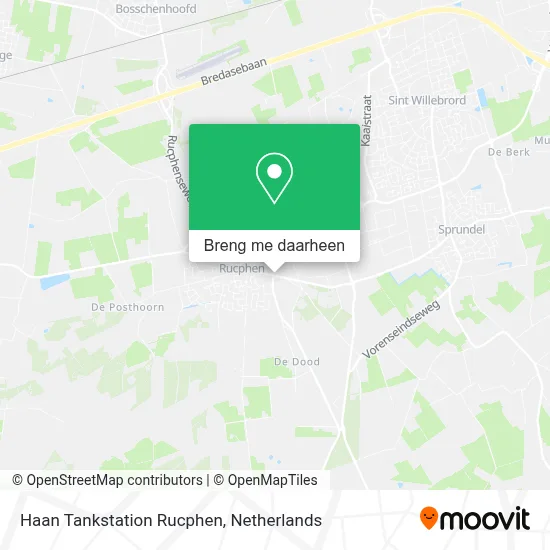 Haan Tankstation Rucphen kaart