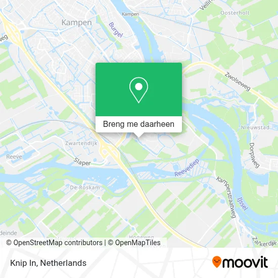Knip In kaart