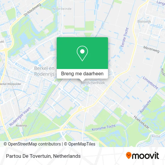 Partou De Tovertuin kaart