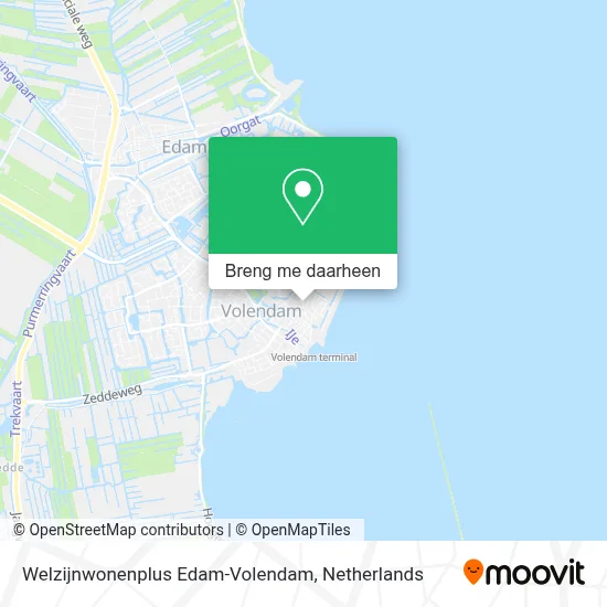 Welzijnwonenplus Edam-Volendam kaart
