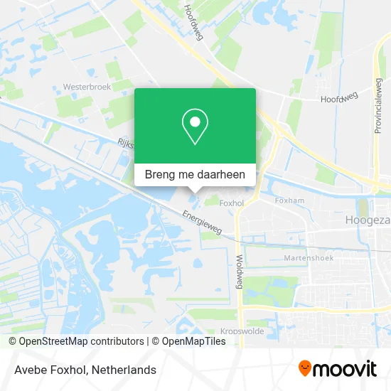 Avebe Foxhol kaart