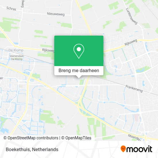 Boekethuis kaart