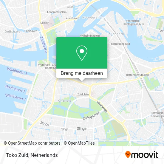 Toko Zuid kaart
