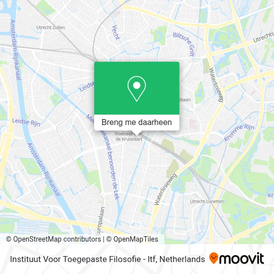 Instituut Voor Toegepaste Filosofie - Itf kaart