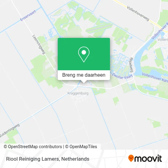 Riool Reiniging Lamers kaart