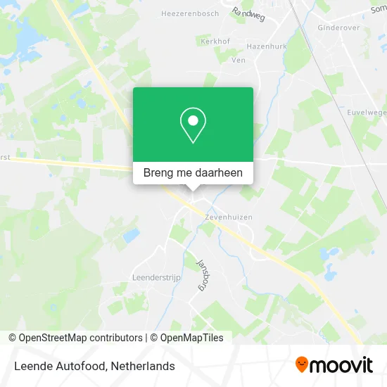Leende Autofood kaart