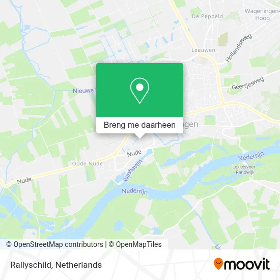 Rallyschild kaart