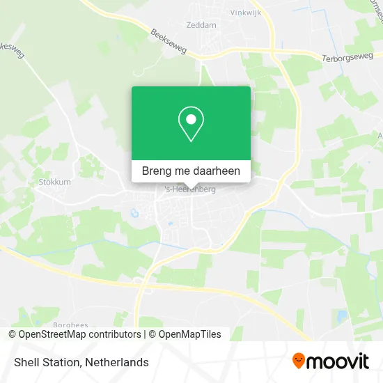 Shell Station kaart