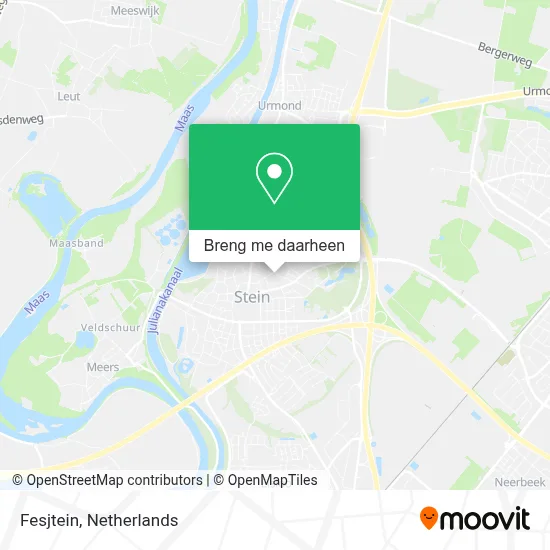 Fesjtein kaart