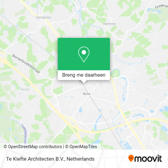 Te Kiefte Architecten B.V. kaart