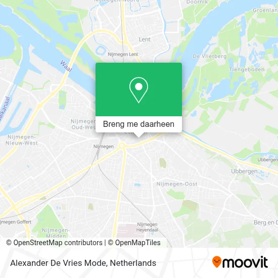 Alexander De Vries Mode kaart
