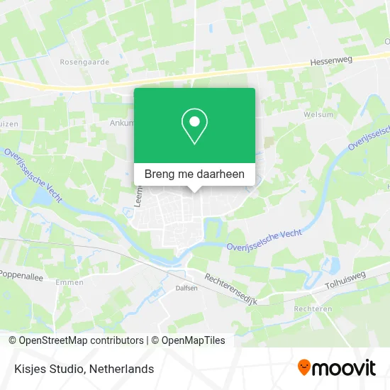 Kisjes Studio kaart