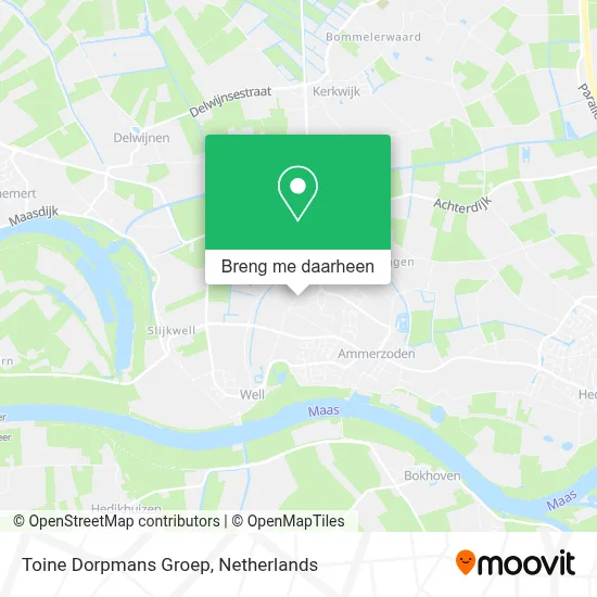 Toine Dorpmans Groep kaart