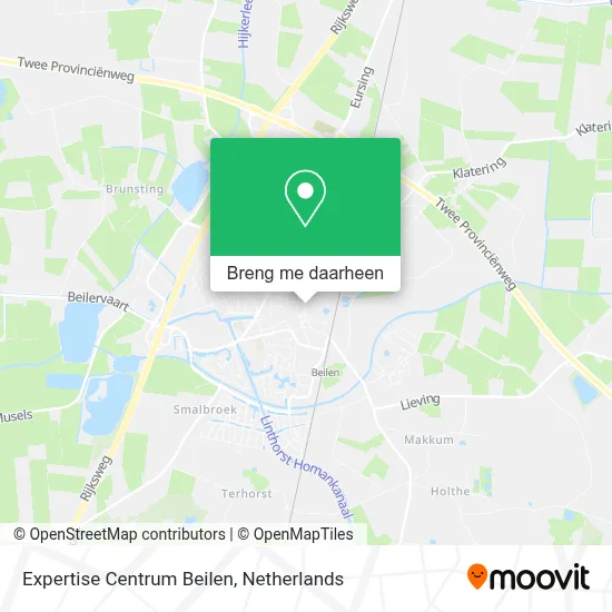 Expertise Centrum Beilen kaart