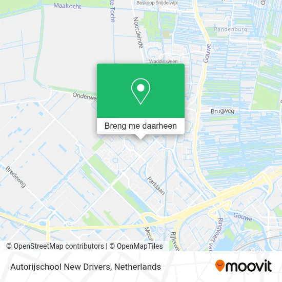 Autorijschool New Drivers kaart
