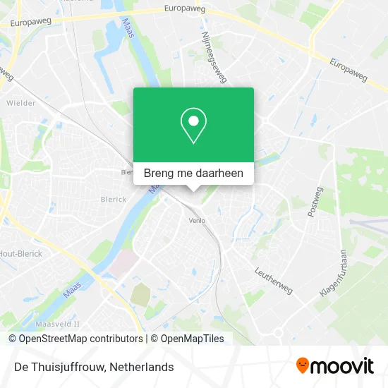De Thuisjuffrouw kaart