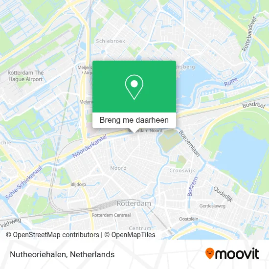 Nutheoriehalen kaart