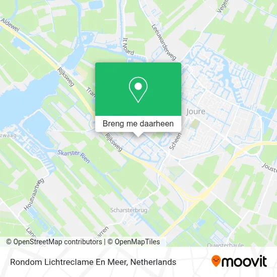 Rondom Lichtreclame En Meer kaart