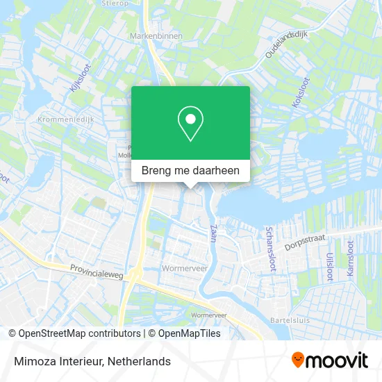 Mimoza Interieur kaart