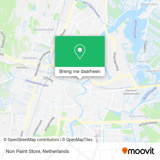 Non Paint Store kaart