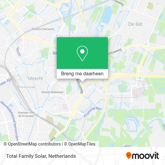 Total Family Solar kaart