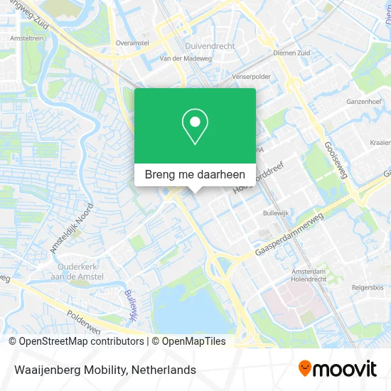 Waaijenberg Mobility kaart
