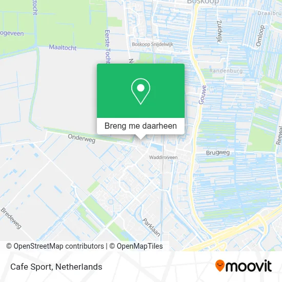Cafe Sport kaart