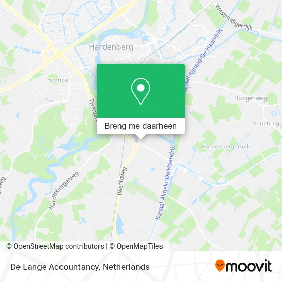 De Lange Accountancy kaart