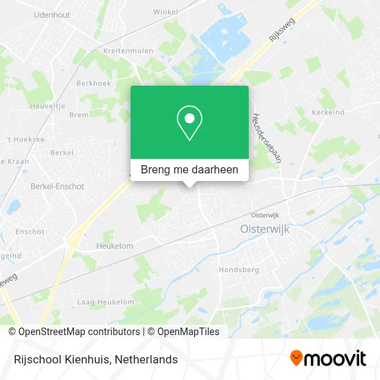 Rijschool Kienhuis kaart