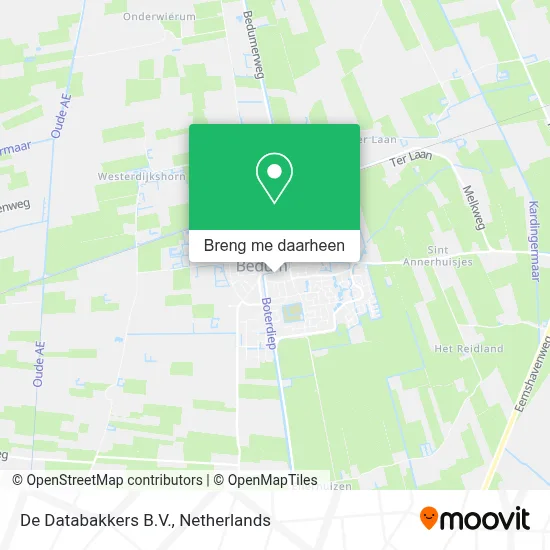 De Databakkers B.V. kaart