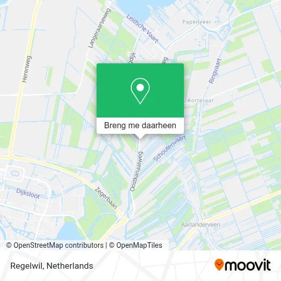 Regelwil kaart