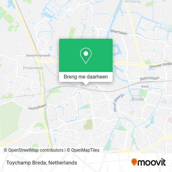 Toychamp Breda kaart