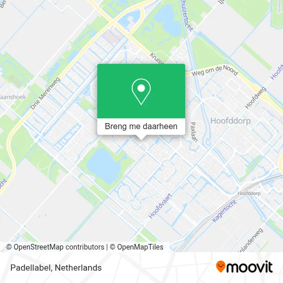 Padellabel kaart