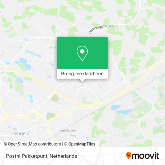Postnl Pakketpunt kaart