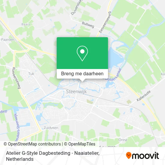 Atelier G-Style Dagbesteding - Naaiatelier kaart