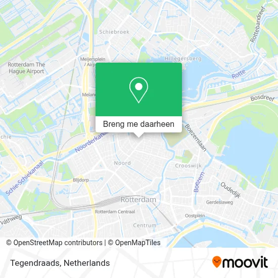 Tegendraads kaart