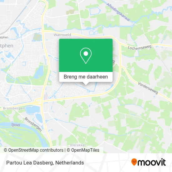 Partou Lea Dasberg kaart
