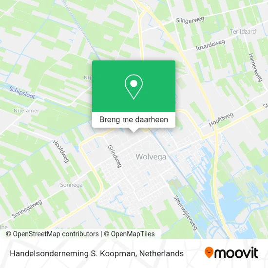 Handelsonderneming S. Koopman kaart