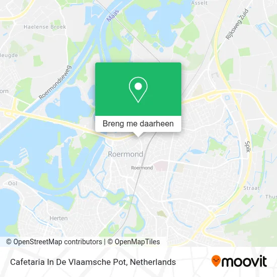 Cafetaria In De Vlaamsche Pot kaart