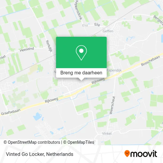 Vinted Go Locker kaart