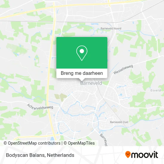 Bodyscan Balans kaart