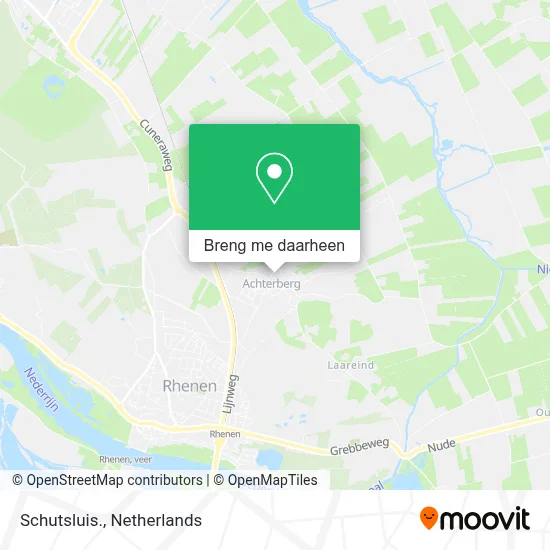 Schutsluis. kaart