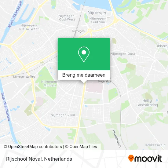 Rijschool Nova! kaart