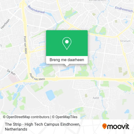 The Strip - High Tech Campus Eindhoven kaart