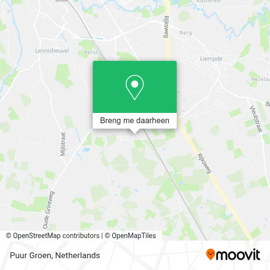 Puur Groen kaart
