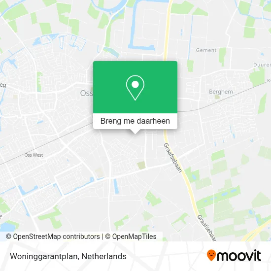 Woninggarantplan kaart