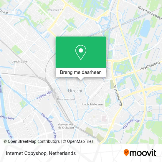 Internet Copyshop kaart