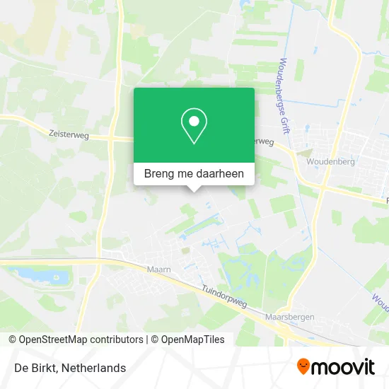 De Birkt kaart