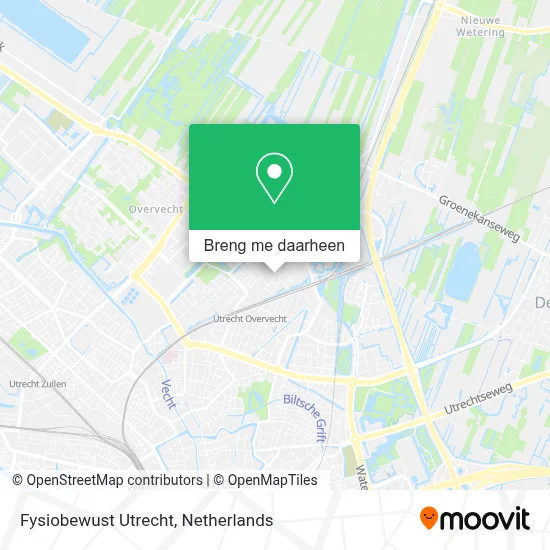 Fysiobewust Utrecht kaart